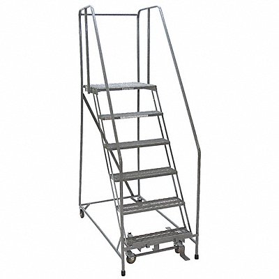 COTTERMAN 1006R2630A3E20B4C1P6 Rolling Ladder Welded Handrail Platform 60In H