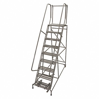 COTTERMAN 1009R2632A3E20B4C1P6 Rollng Ladder Assembled Handrail Platform 90 In H