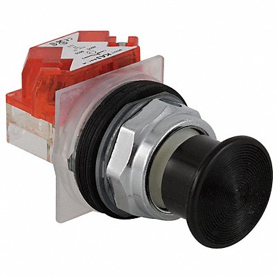 SCHNEIDER ELECTRIC 9001KR24BH6 H7084 Mushroom Head Push Button Non Illuminated Blk 1NC