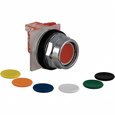 SCHNEIDER ELECTRIC 9001KR2UH13 H7072 Push Button Blk Blu Grn Org Red Wht Yellow SPDT