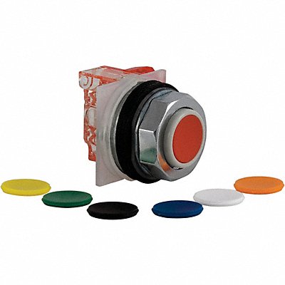 SCHNEIDER ELECTRIC 9001KR3UH13 H7072 Push Button Blk Blu Grn Org Red Wht Yellow SPDT