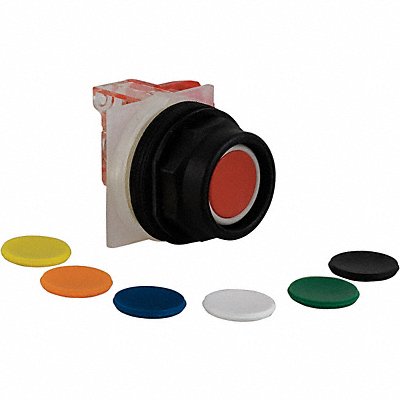 SCHNEIDER ELECTRIC 9001SKR2UH13 H7072 Push Button Blk Blu Grn Org Red Wht Yellow SPDT