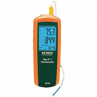 EXTECH TM100NIST Thermocouple Thermometer 1 In Type J K