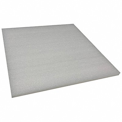 GRAINGER 5GDL1 Polyethylene Sheet L 4 1/2 ft White