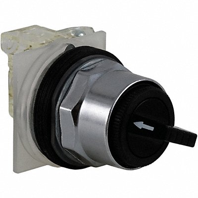 SCHNEIDER ELECTRIC 9001KS44BH1 Selector Switch Non Illuminated 3Pos 30mm Black