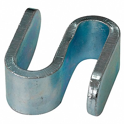 GRAINGER 5GRP8 Shelf S Hook 1 1/2x1/2x1in Silver PK8