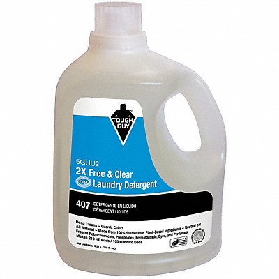 TOUGH GUY 5GUU2 Liquid Laundry Detergent 210 oz Bottle