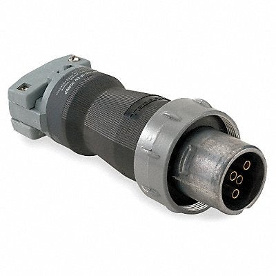 HUBBELL HBL560PS1W Pin and Sleeve Plug 60 A Black Grey 4Pl