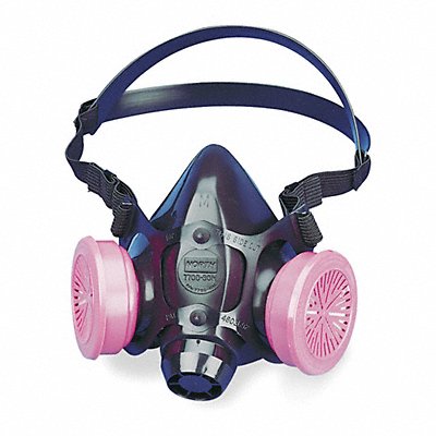 HONEYWELL NORTH 7780P100M Half Mask Respirator Kit M Black