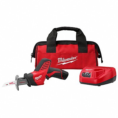 MILWAUKEE 242021 Cordless Recip Saw Kit 3000 SPM 12VDC