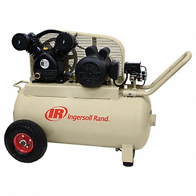 INGERSOLL RAND P15IUA9HHorizontalGarageMate Portable Air Compressor 20gal Horizontal
