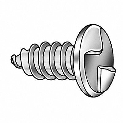 TAMPER-PRUF SCREW 151120 Sheet Metal Scrw #10 Zinc 3/4 L PK100