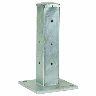 GRAINGER 5JEX7 Guard Rail Post Double High Corner L 4In