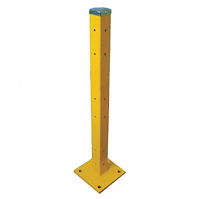 GRAINGER 5JEY0 Guard Rail Post Trpl High Universal L3In