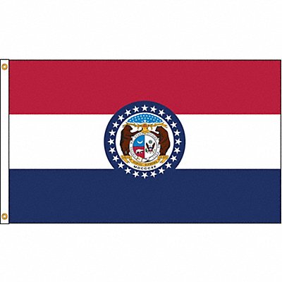 ANNIN FLAGMAKERS 142970 D3771 Missouri Flag 4x6 Ft Nylon
