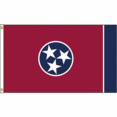 ANNIN FLAGMAKERS 145180 D3772 Tennessee Flag 5x8 Ft Nylon