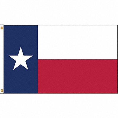 ANNIN FLAGMAKERS 2204 D3772 Texas Flag 5x8 Ft Nylon