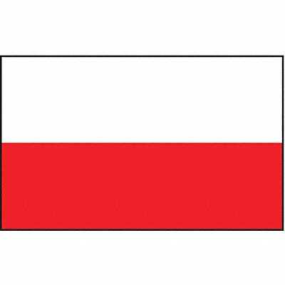 ANNIN FLAGMAKERS 196825 Poland Flag 3x5 Ft Nylon
