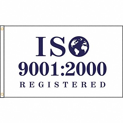 ANNIN FLAGMAKERS ISO90012000 Iso 9001-2000 Flag Nylon