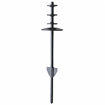 ANNIN FLAGMAKERS 897 Ground Spike 4in Steel Black