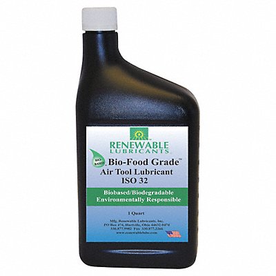 RENEWABLE LUBRICANTS 87461 Air Tool Lubricant Synthetic Base 32 oz.