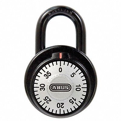 ABUS 7850 Combination Padlock 2 in Round Black