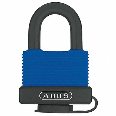 ABUS 70IB50KD Keyed Padlock 59/64 in Rectangle Blue