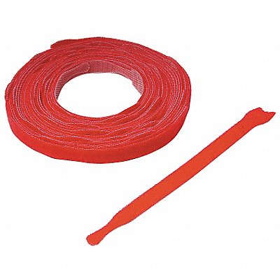 VELCRO BRAND 176042 Perforated Strap 8 in Red PK45