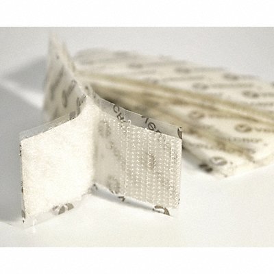 VELCRO BRAND G1X4W72 Hook Loop Set 1 x4 White PK50