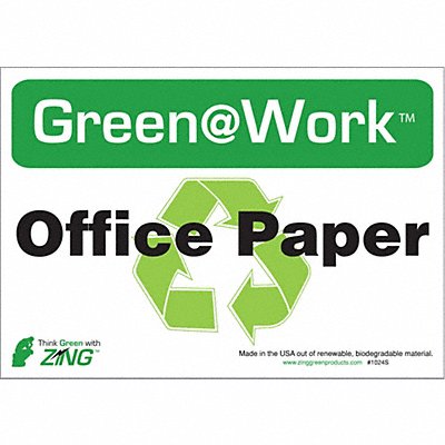 ZING 1021S Social Distancing Adhesive Sign 7x10in PK5