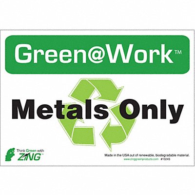 ZING 1041S Social Distancing Adhesive Sign 7x10in PK5