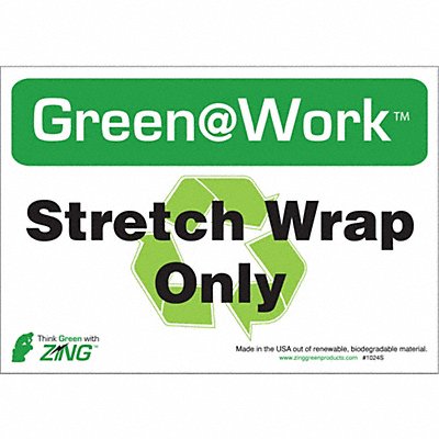 ZING 1050S Social Distancing Adhesive Sign 7x10in PK5