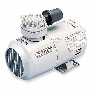 GAST 1LAA251M100X Piston Air Comp/Vacuum Pump 0.166 hp