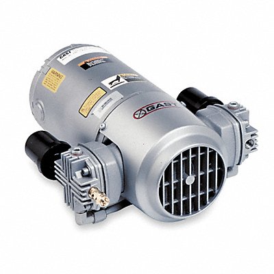 GAST 3LBA10M300AX Piston Air Compressor 0.333 hp 1 Phase