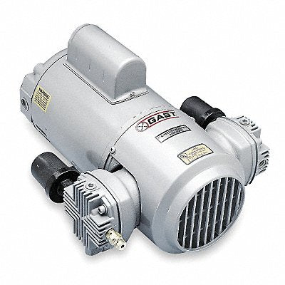 GAST 4LCB10M450X Piston Air Comp/Vacuum Pump 0.5 hp