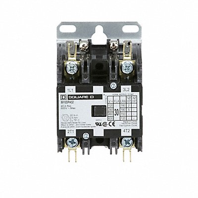 SQUARE D 8910DPA32V04 H2650 Definite Purpose Contactor 277VAC 2P 30A