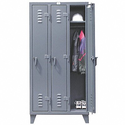 STRONG HOLD 86181TSL Locker 1x8Locker Dark Grey 78 x98 x18 Assm