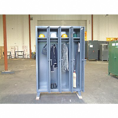 STRONG HOLD 46181TSL Locker 1x4Locker Dark Grey 78 x50 x18 Assm