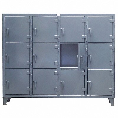 STRONG HOLD 75183TMT Locker 3x4Locker Dark Grey 68 x82 x18 Assm