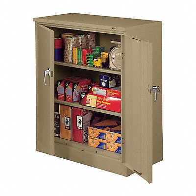 TENNSCO 4218DLXSD Storage Cabinet 42 x36 x18 Sand 2Shlv