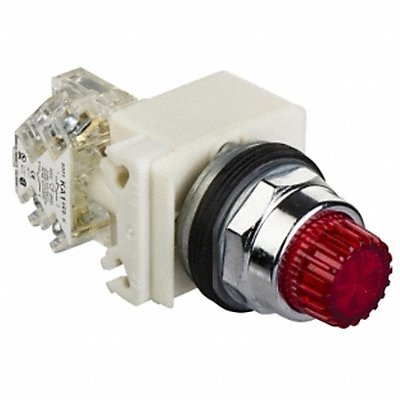 SCHNEIDER ELECTRIC 9001K2L38LRRH13 H6934 Illuminated Push Button Full Voltage Red SPDT