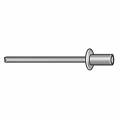 POP AVDEL AD62H200 Blind Rivet 1.646 L 0.186 dia PK250