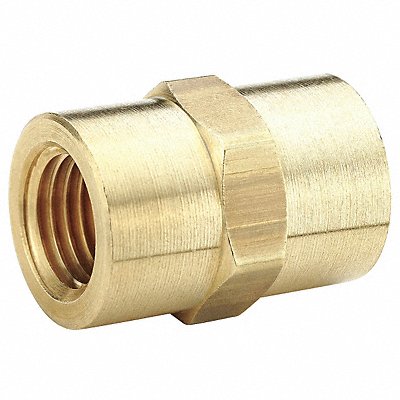 PARKER L207P2 Coupling Brass 1/8 in FNPT x MNPT