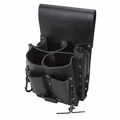 GREENLEE 25811 Black Tool Pouch Leather