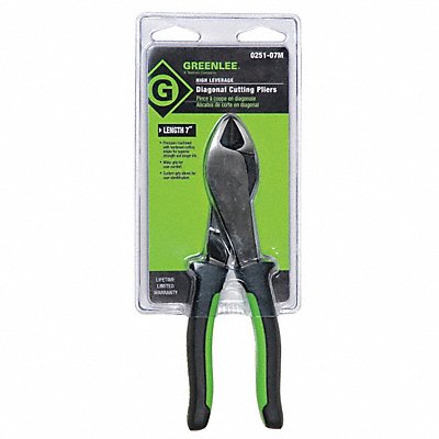 GREENLEE 025106M Diagonal Cutting Plier 6-1/8 L