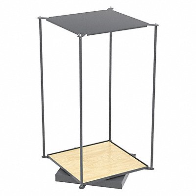 AKRO-MILS 98325 RValveng Strg Bn 11inx11inx17in Flat