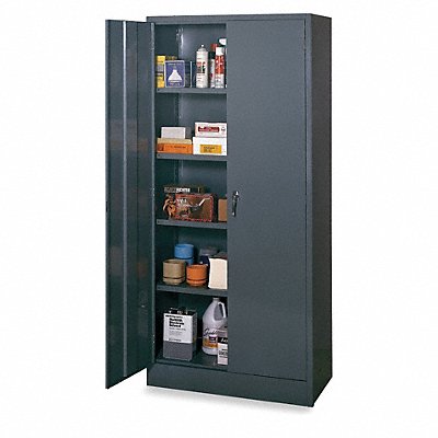 GRAINGER 1UFE2 F8672 Storage Cabinet 78 x36 x18 Grey 4Shlv