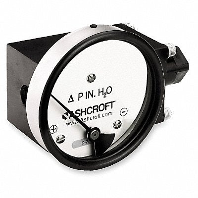 ASHCROFT 351132FD25SXCYLM50IWD D0749 Pressure Gauge 0 to 50 In H2O