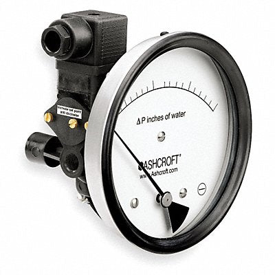 ASHCROFT 451134EDRQMXV5CYLM3IWD H8425 Pressure Gauge 0 to 3 In H2O