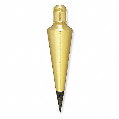 JOHNSON LEVEL 116 Plumb Bob Brass 16 Oz